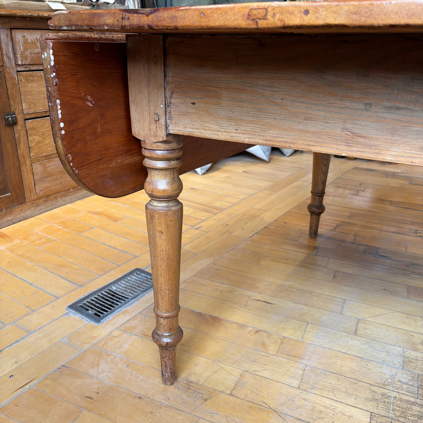 Antique Drop Leaf Dining Table