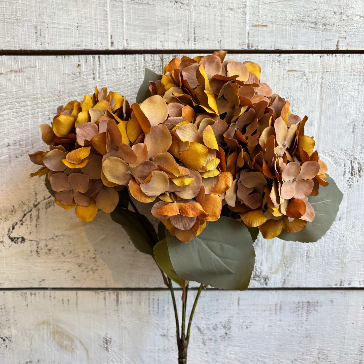 Faux Autumn Hydrangea Spray
