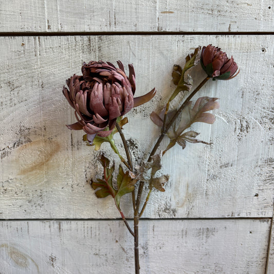 Faux Blooming Dahlia Spray