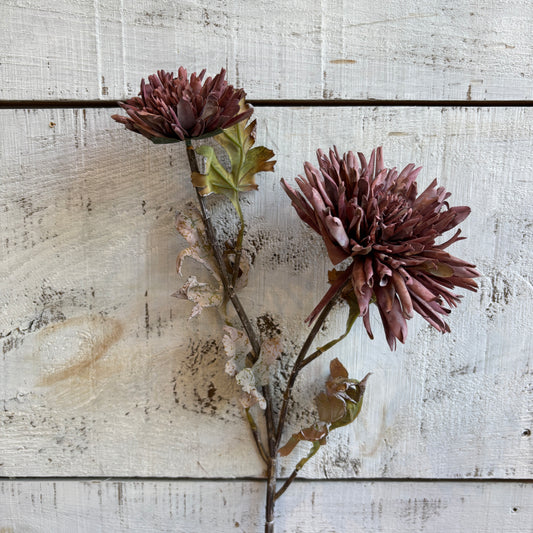 Faux Dahlia Spray