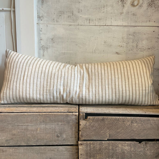Pinstripe Linen Pillow