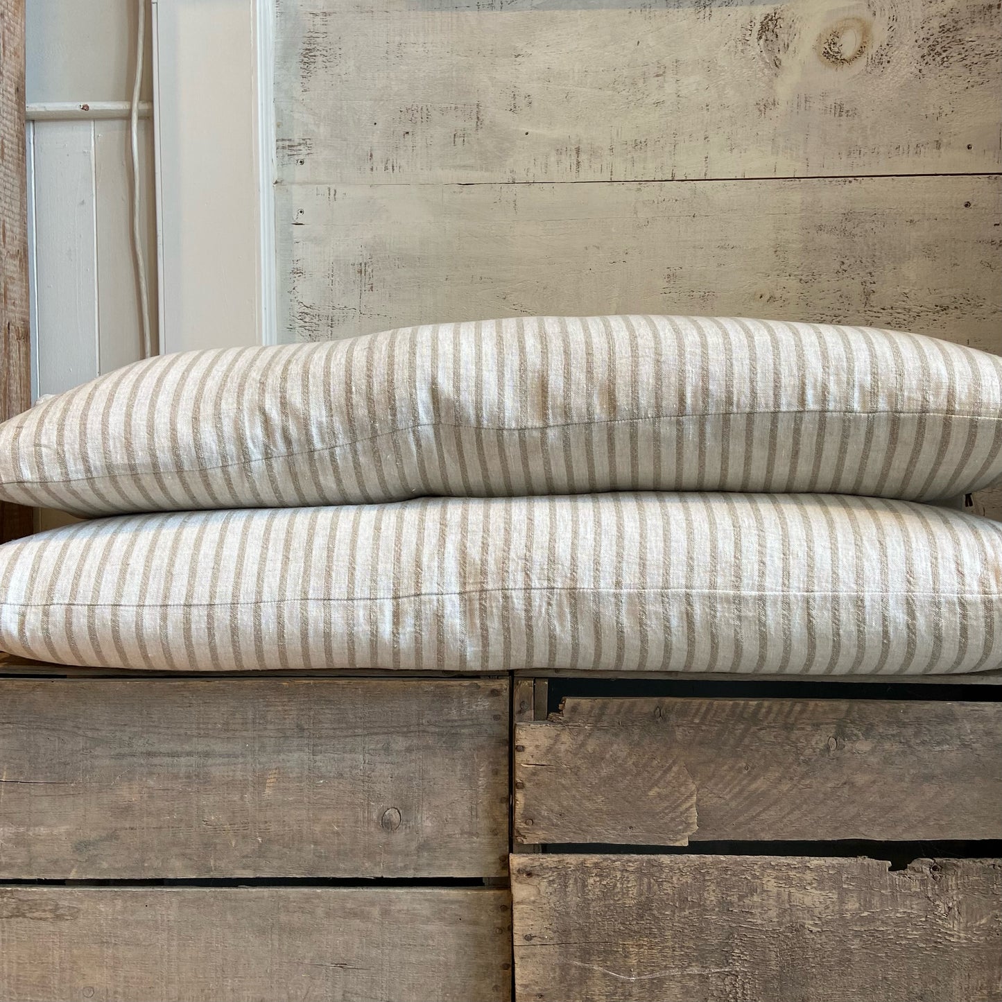 Pinstripe Linen Pillow