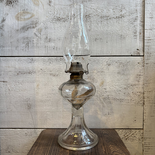 Vintage Eagle Oil Lamp