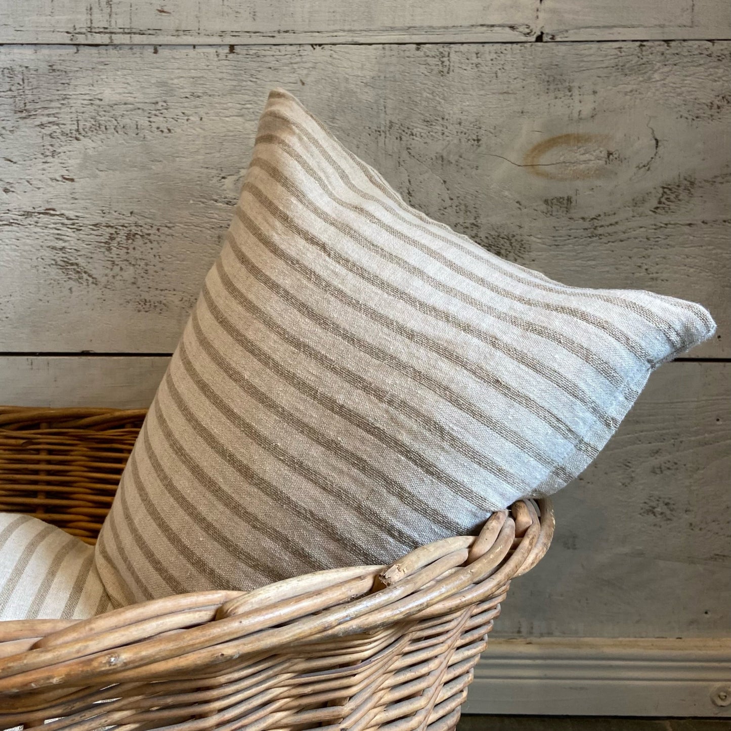 Pinstripe Linen Pillow
