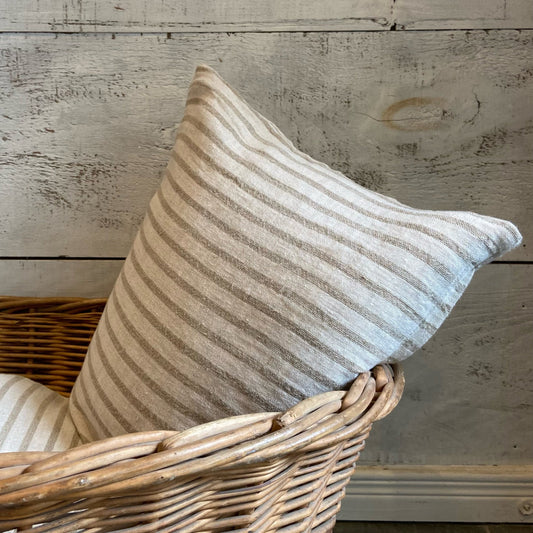 Pinstripe Linen Pillow