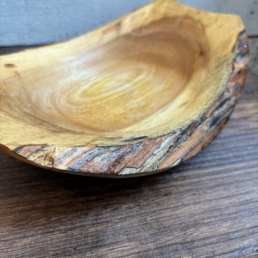 Wooden Boat Shape Tray