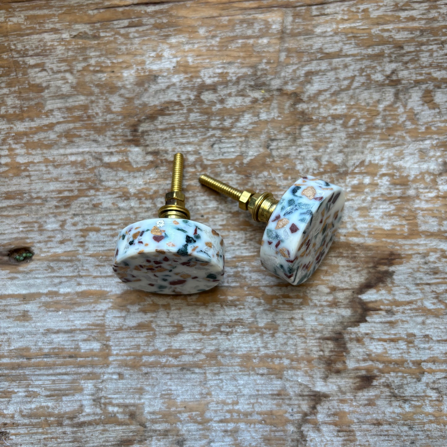 Knob: Multi-Colour Terrazzo