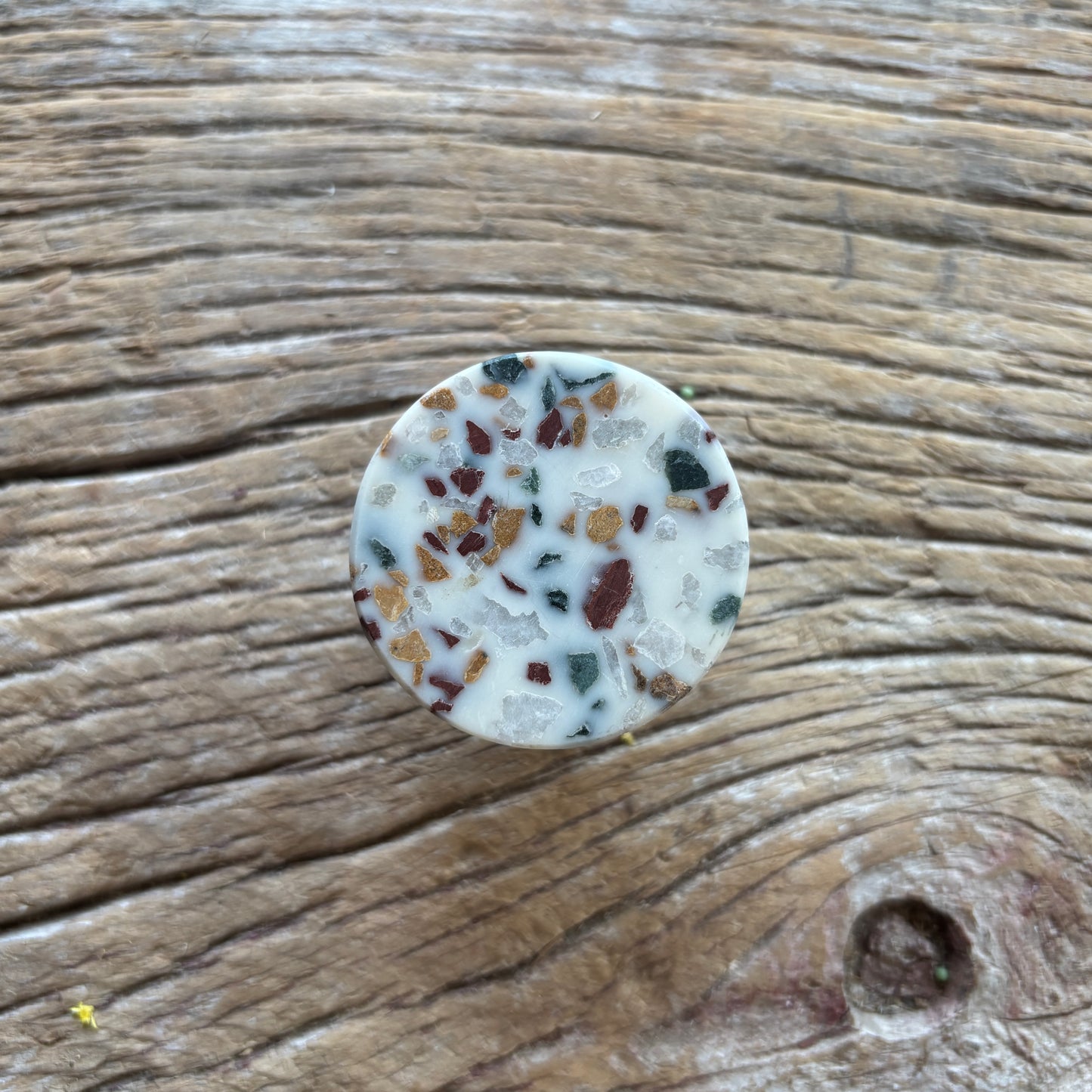 Knob: Multi-Colour Terrazzo