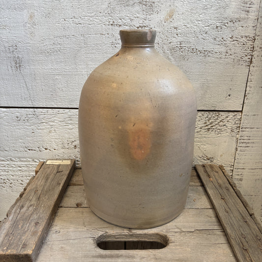 Vintage Jug w/Broken Handle - Beige