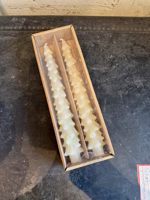 Tree Taper Candles - Egg Nog