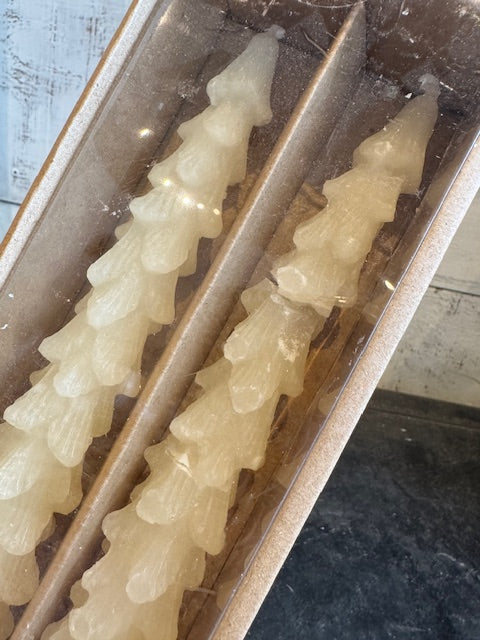 Tree Taper Candles - Egg Nog