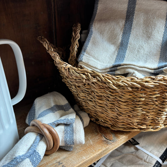Cotton Napkin - Blue Stripe