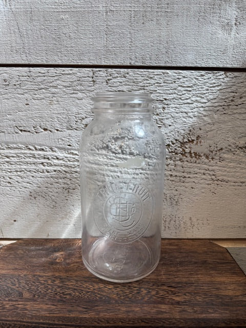 Vintage True Fruit Mason Jar