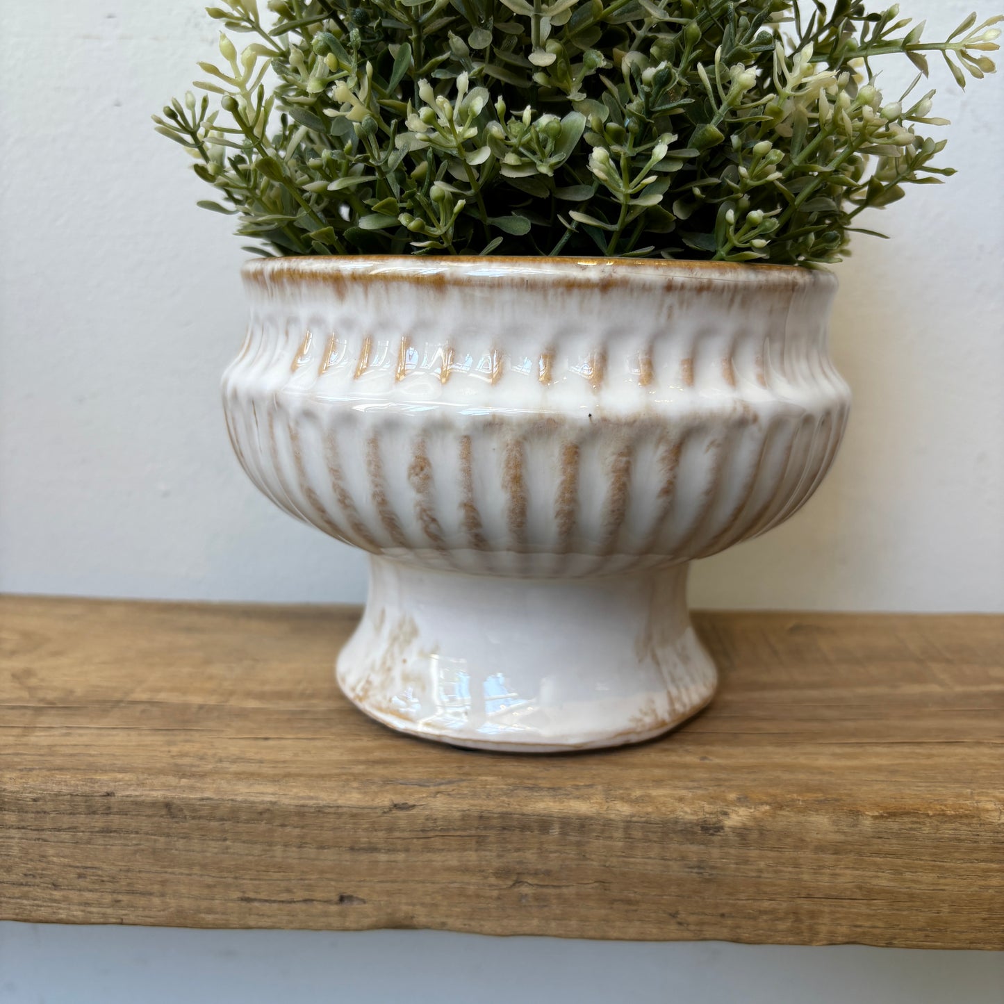 Ceramic Urn w/ Antique Finish