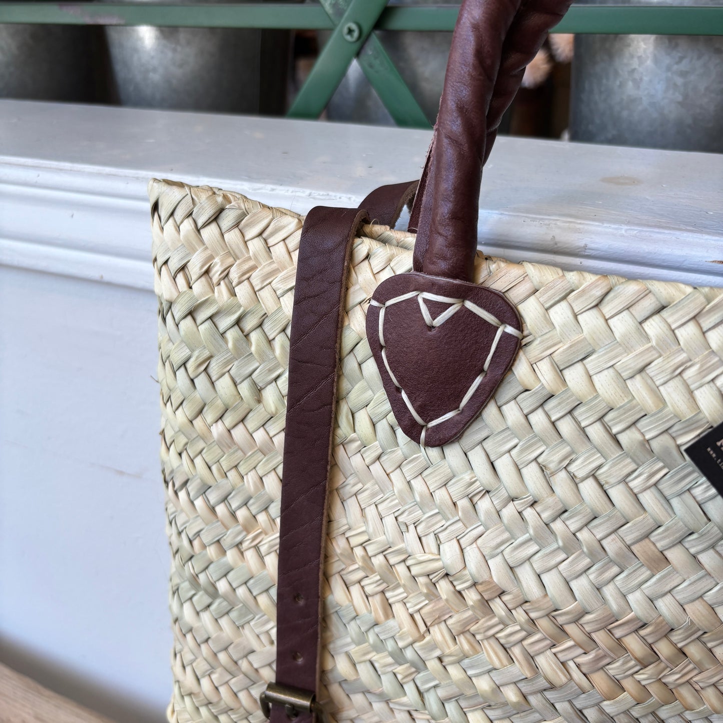 Moroccan Woven Backpack w/ Handles