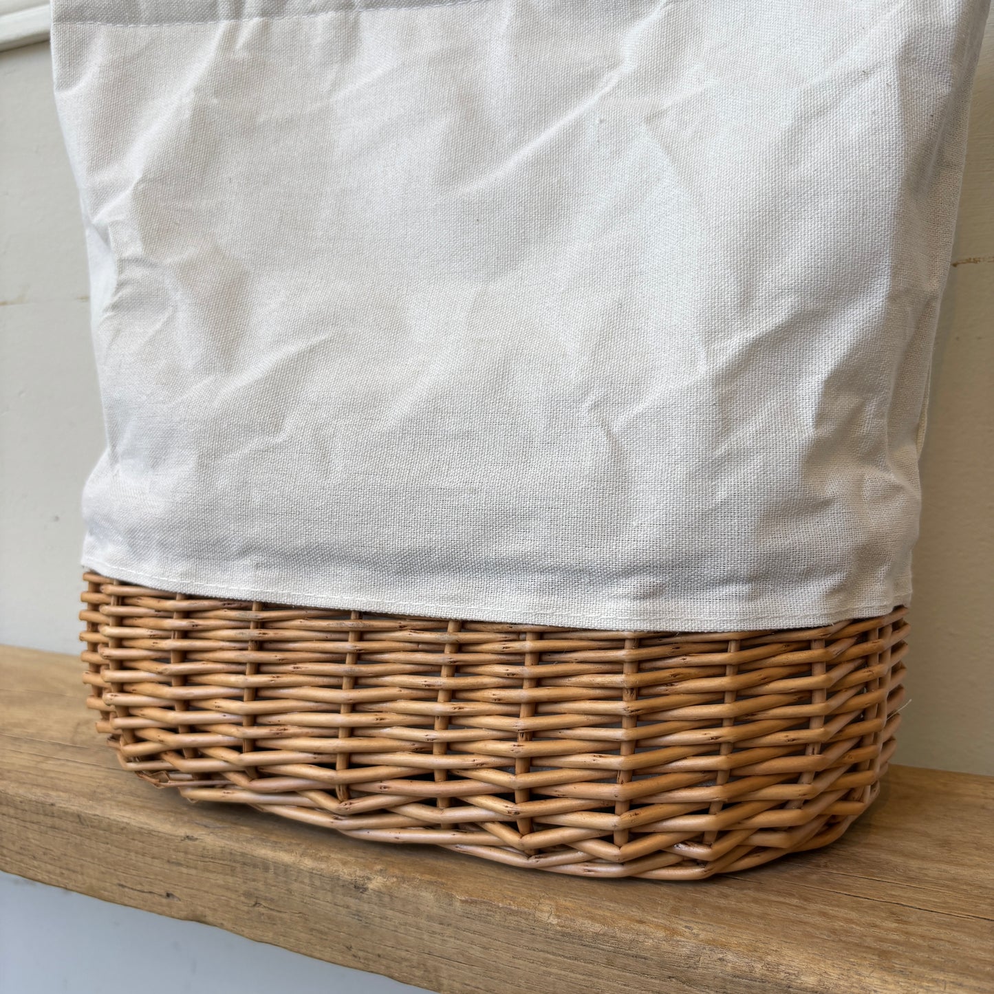 Picnic Bag - Woven Willow Base & Handles