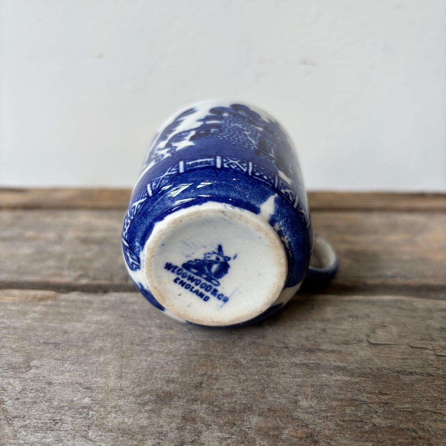 Vintage Blue Willow Mini Cup & Saucer