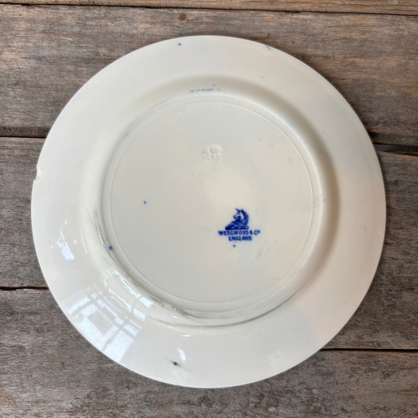 Vintage Blue Willow Dessert Plate