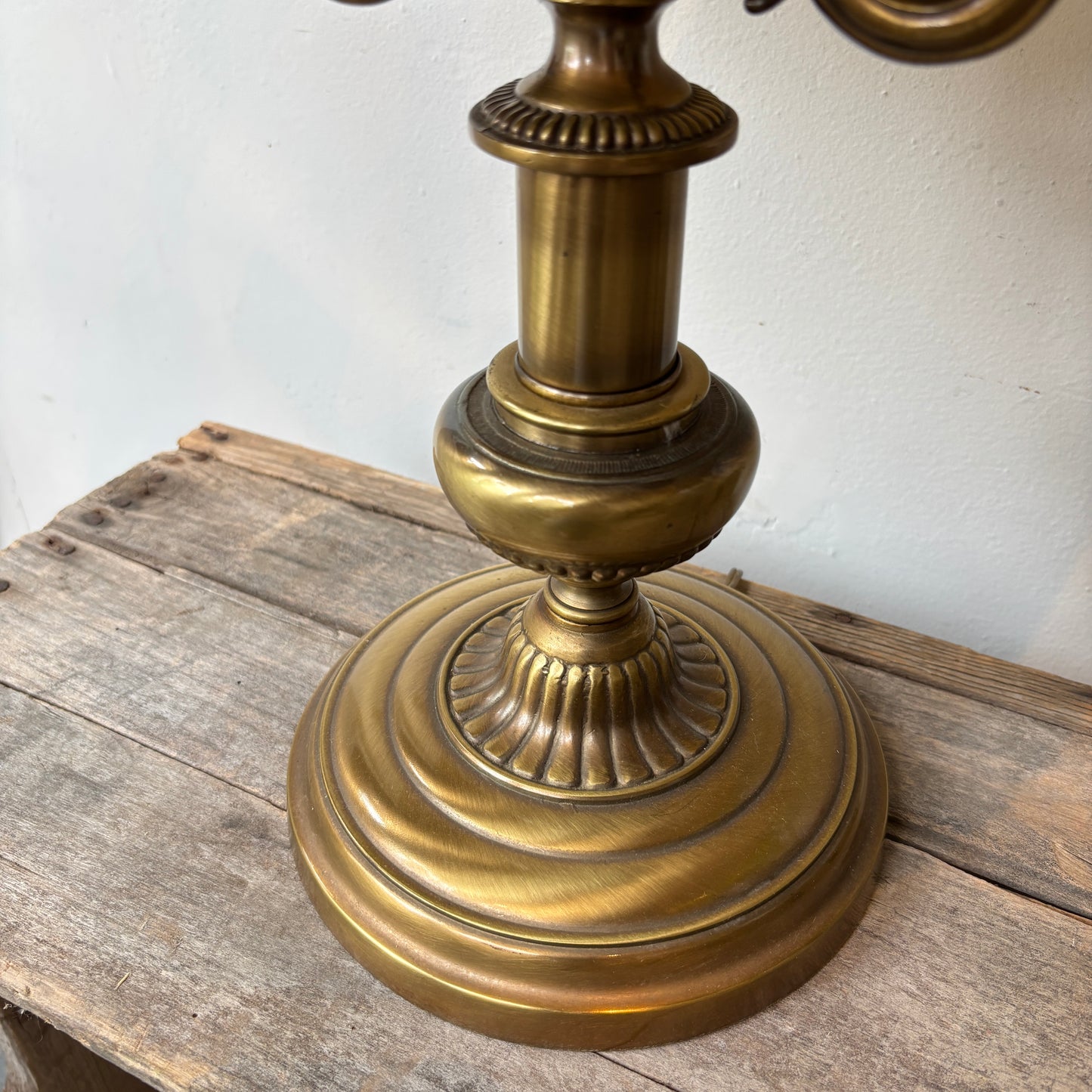 Vintage Brass Empire Style Table Lamp
