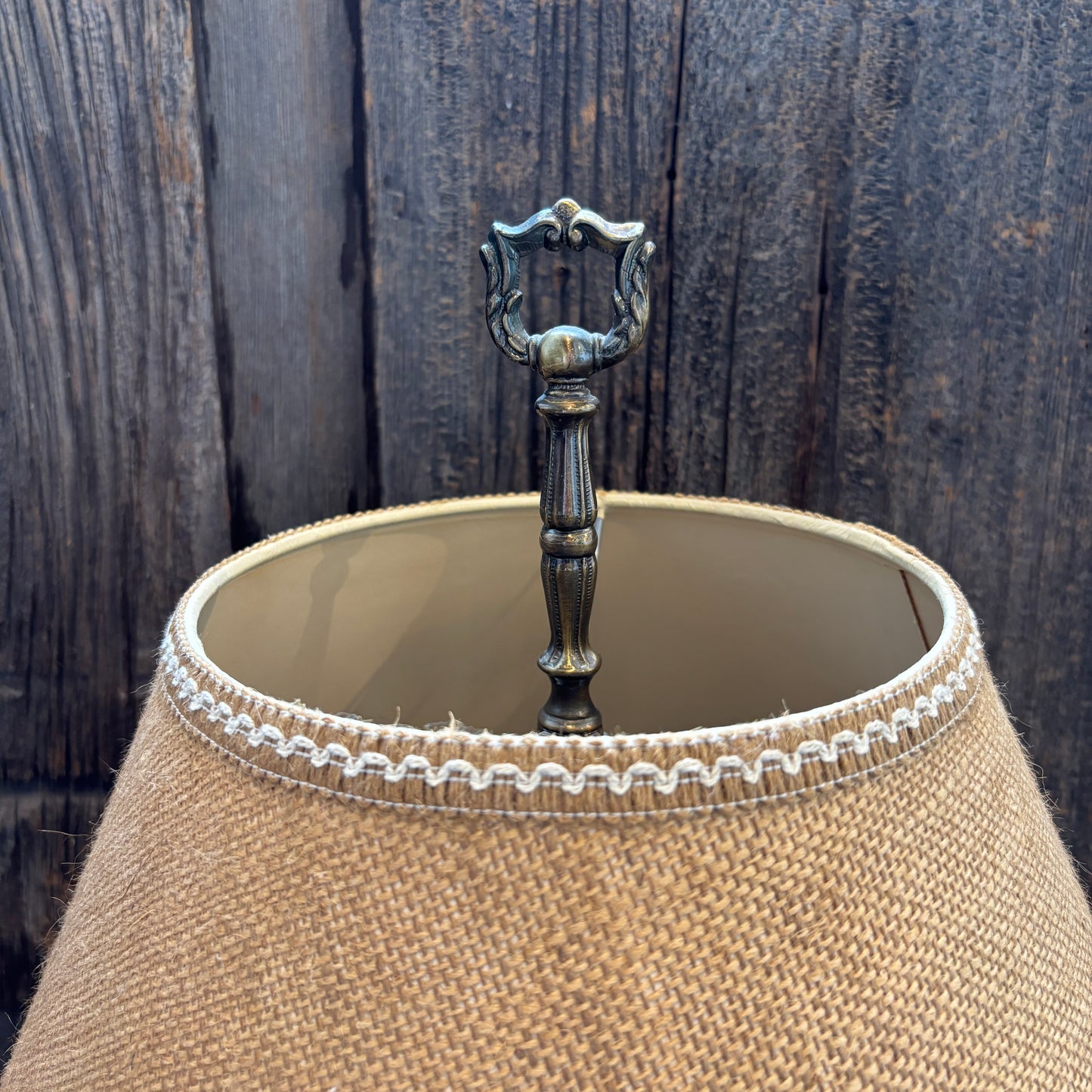 Vintage Brass Empire Style Table Lamp
