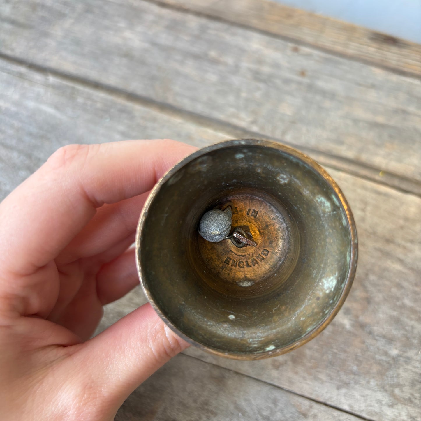 Vintage Brass "Good Luck" Bell