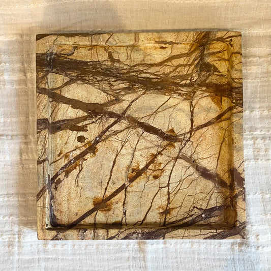 Rainforest Marble Tray - Square