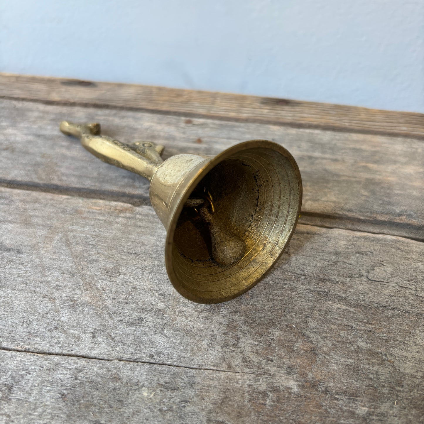 Vintage Brass Giraffe Bell