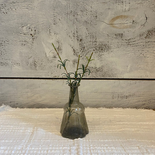 Recycled Glass Vase - brown