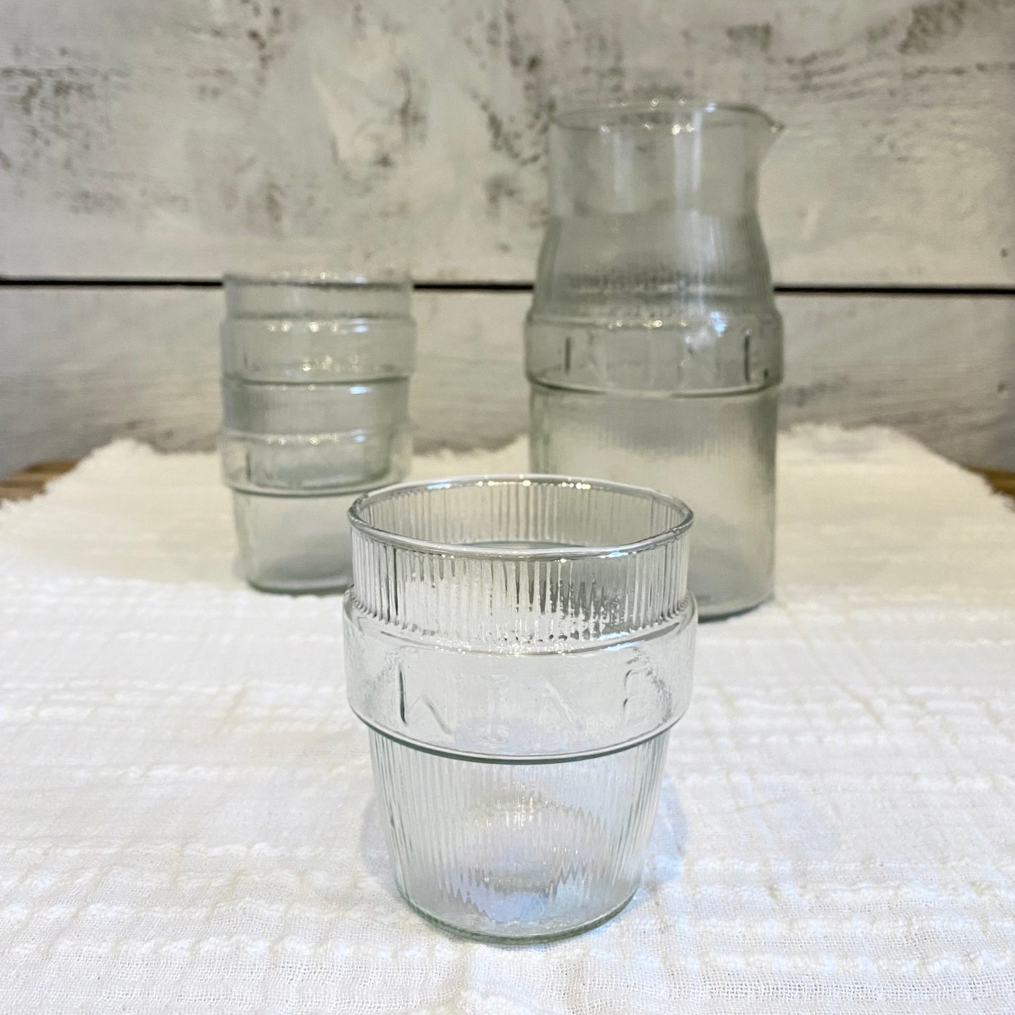 Embossed Wine Glass