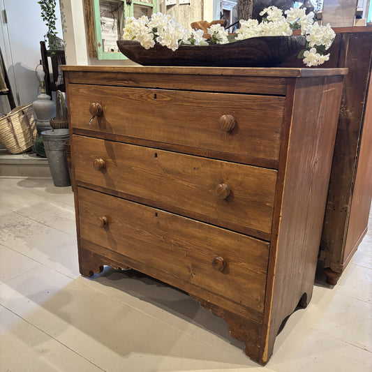 Vintage Chest Of Drawers - Medium Wood