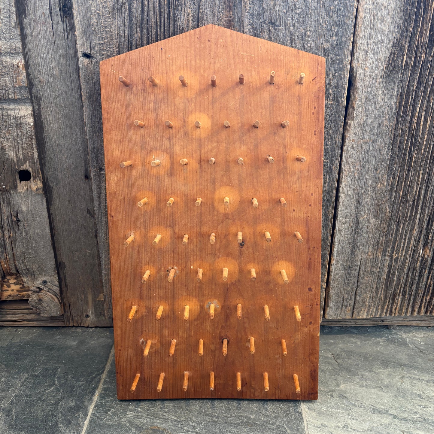Vintage Wooden Thread Spool Holder