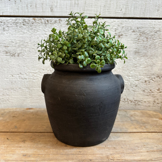 Milos Burnt Terracotta Mini Urn