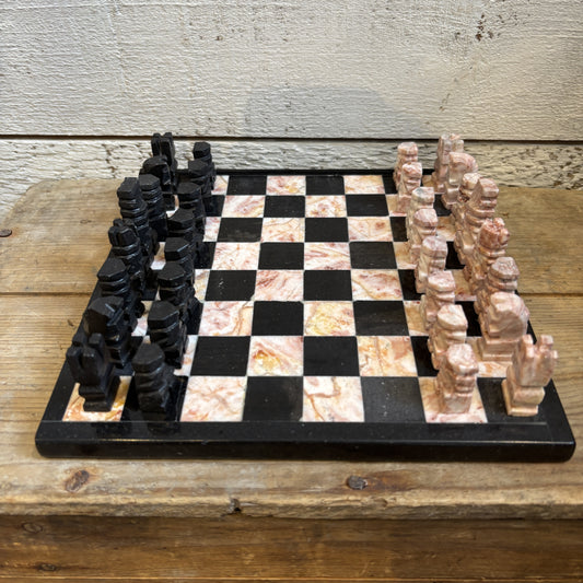 Vintage Marble Stone Chess Board