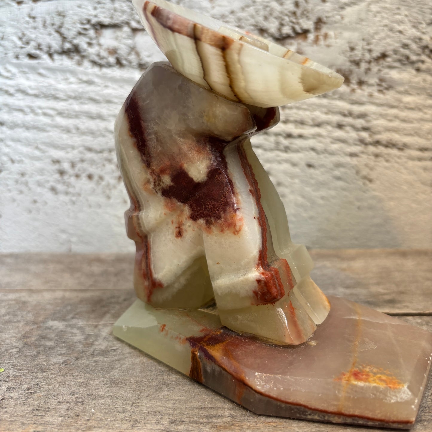 Vintage Mexican Onyx "Siesta Man" Figure