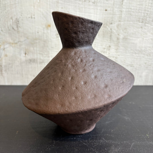 Slant Vase - Brown