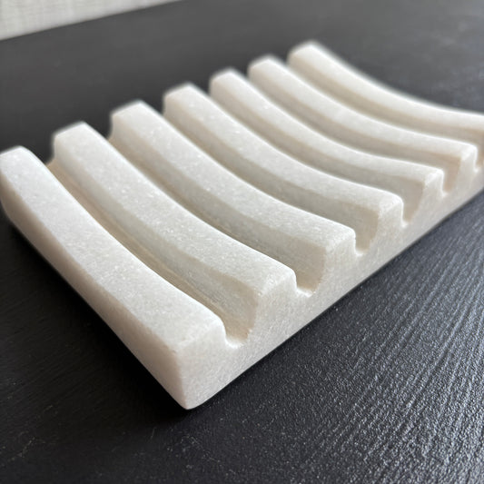 Carved Marble Soap Dish
