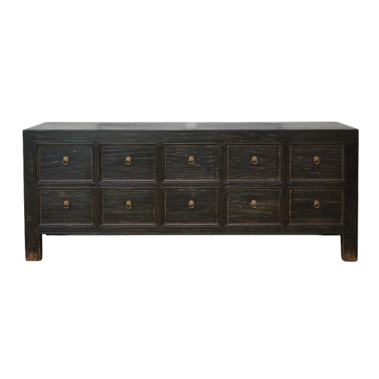 Reid 10 Drawer Reclaimed Wood Sideboard