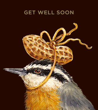 Card: Get Well Peanut
