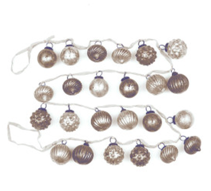 Mercury Glass Garland - 72" long