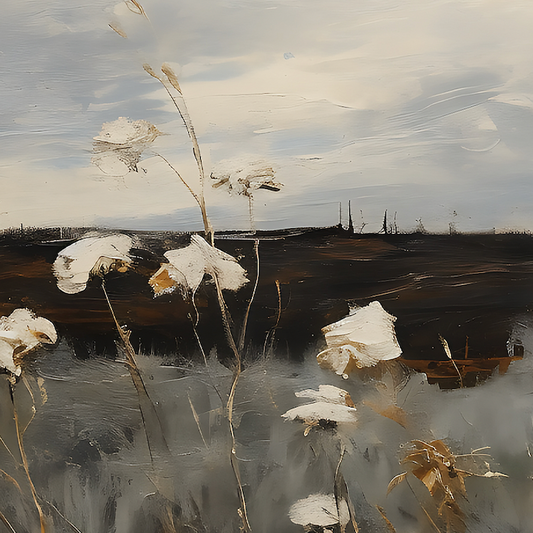Vintage Print - Dark Fields