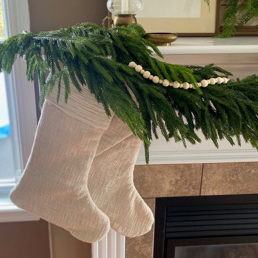 Slub Cotton Stocking 20"