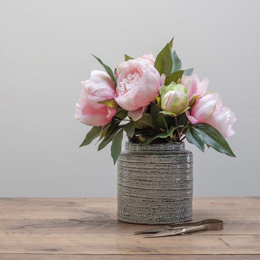 Faux Peony Bunch - pink