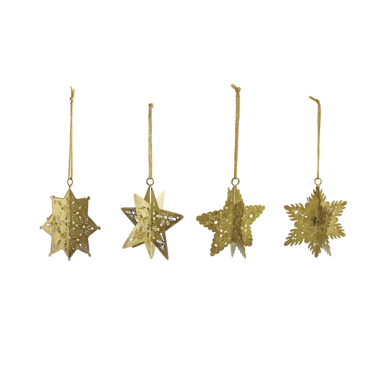 3D Metal Snowflake Ornament