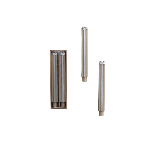 10" Gift Box Taper Candles - Set of 2