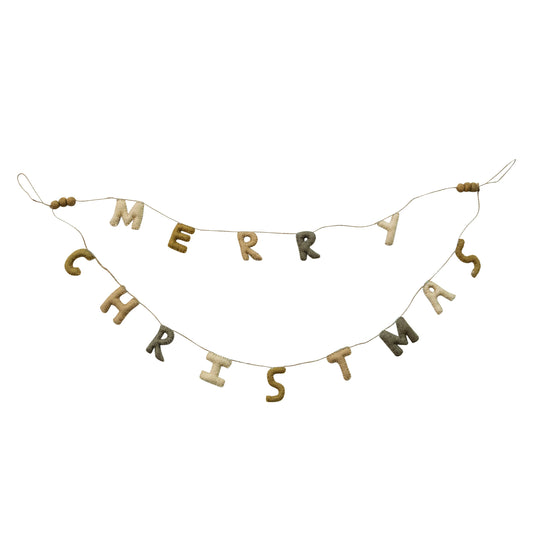 Felt Double Layer "Merry Christmas" Banner