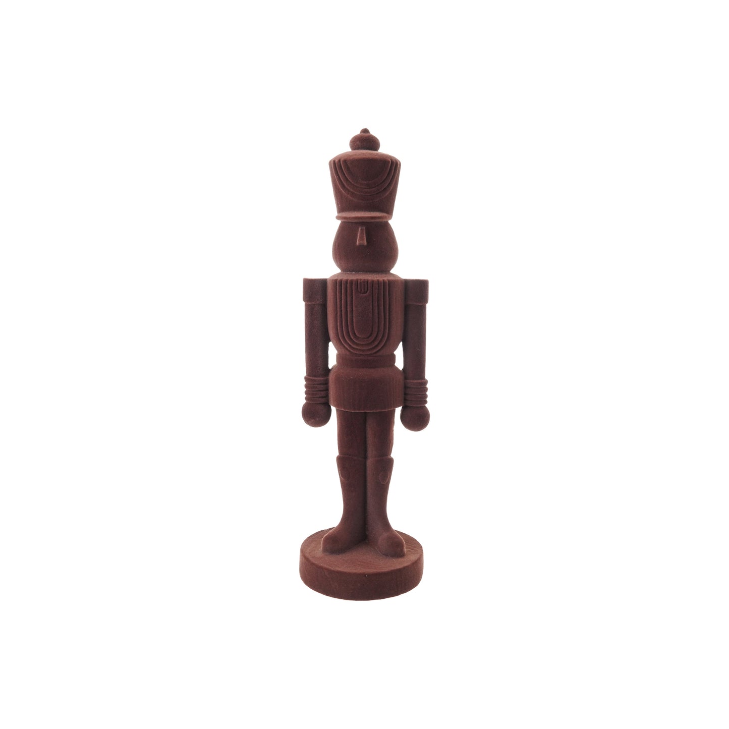 Flocked Resin Soldier - Brown