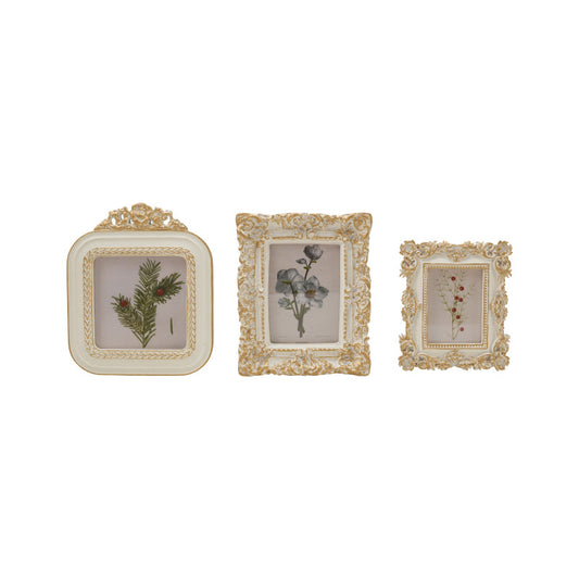 Baroque White & Gold Frame
