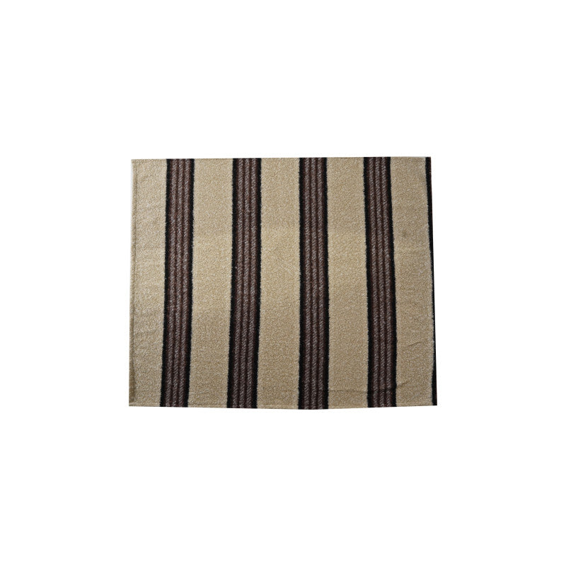 Faux Sherpa Throw - Cream & Black Stripe