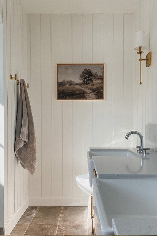 RURAL LANDSCAPE, Work on stretched canvas