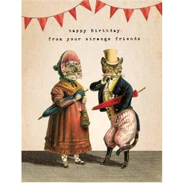 Card: Happy Birthday from Strange Friends